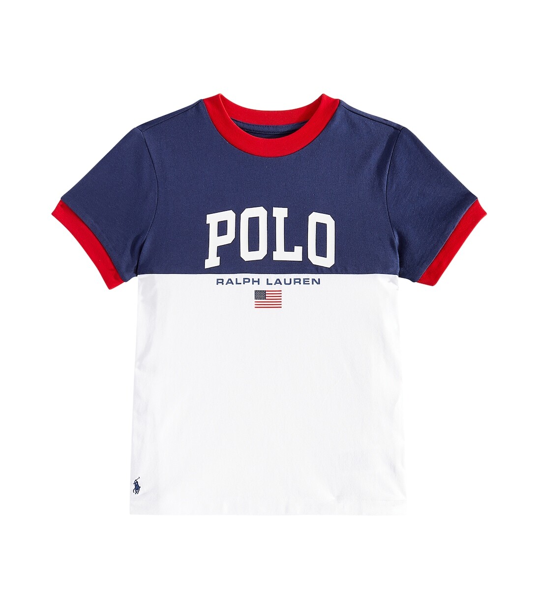 

Футболка из хлопкового джерси Polo Ralph Lauren, белый
