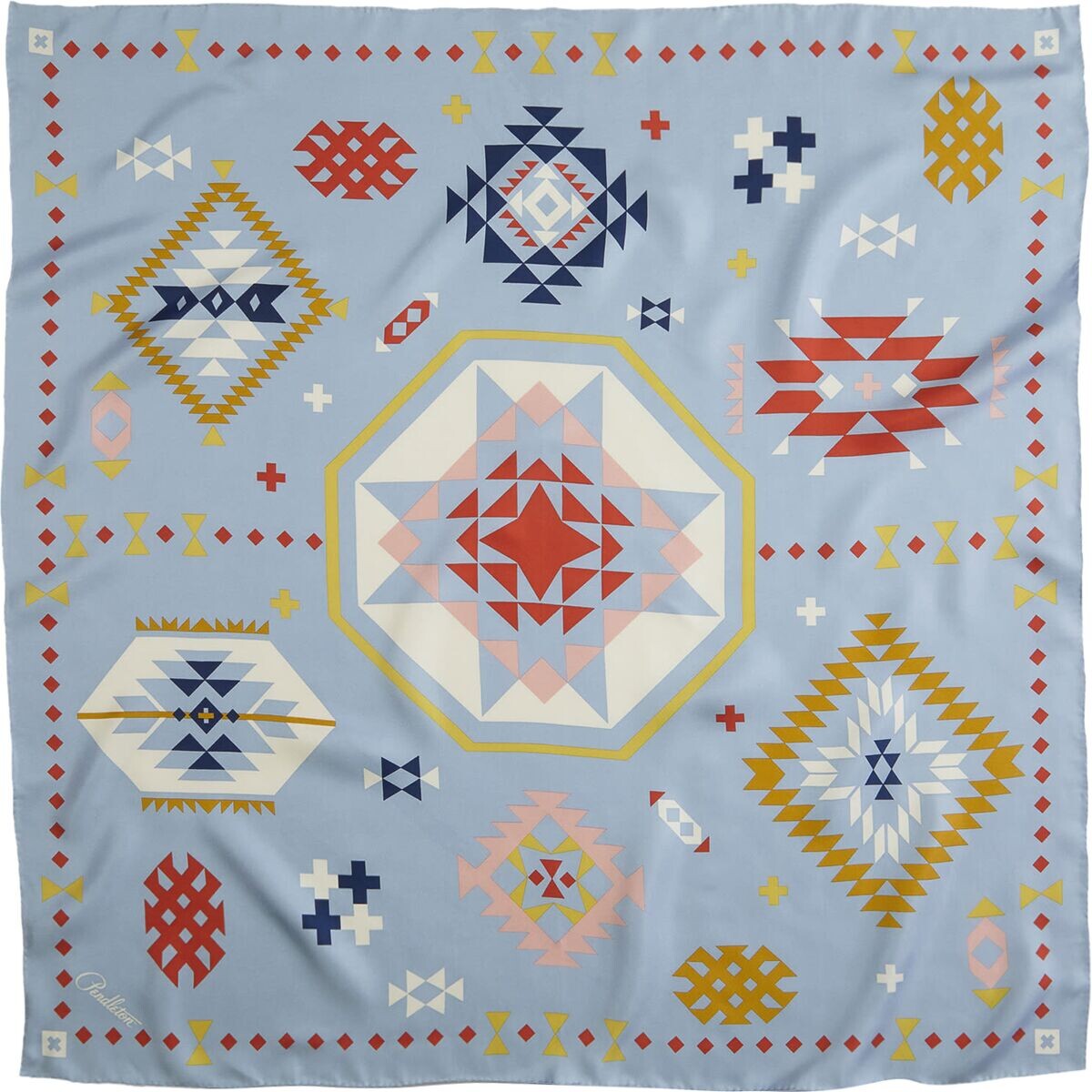 

Шелковый шарф Pendleton, синий