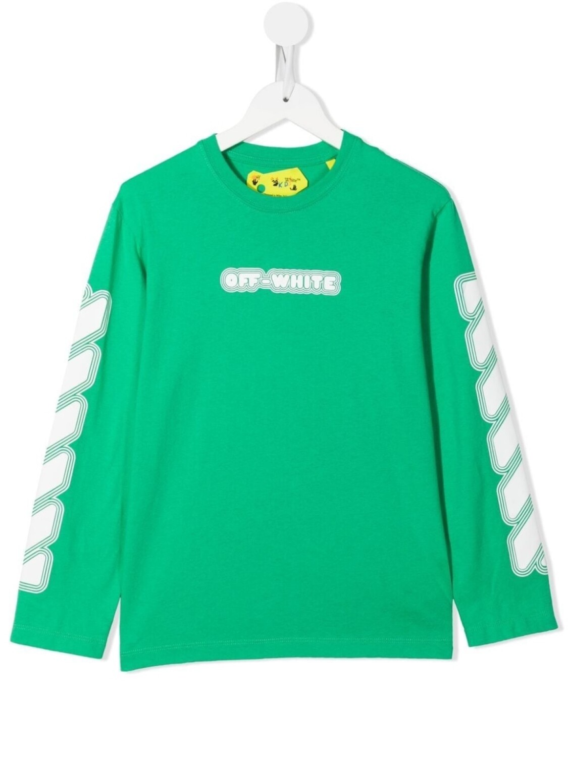 

Off-White Kids футболка с длинными рукавами и логотипом, зеленый