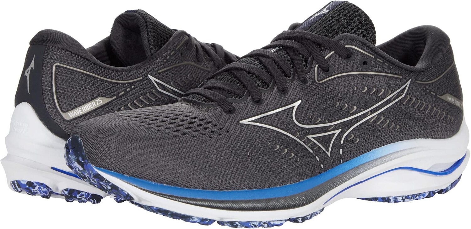 

Кроссовки Wave Rider 25 Mizuno, цвет Obsidian