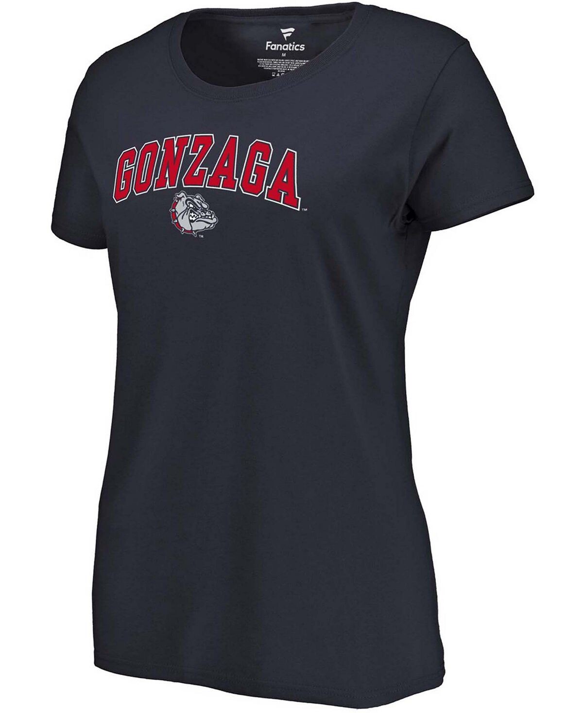 

Женская темно-синяя футболка Gonzaga Bulldogs Campus Fanatics, темно-синий