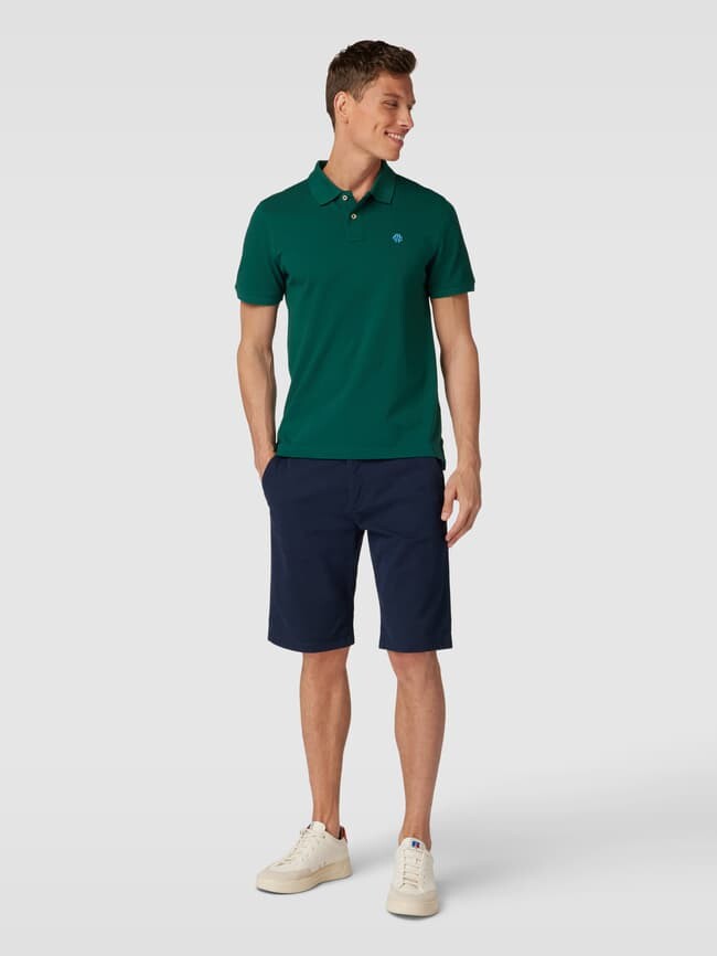 

Рубашка-поло с вышивкой этикеток McNeal, темно-зеленый