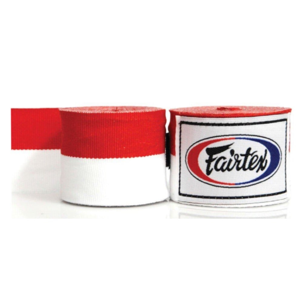 

Бинты боксерские Fairtex HW2, белый / красный