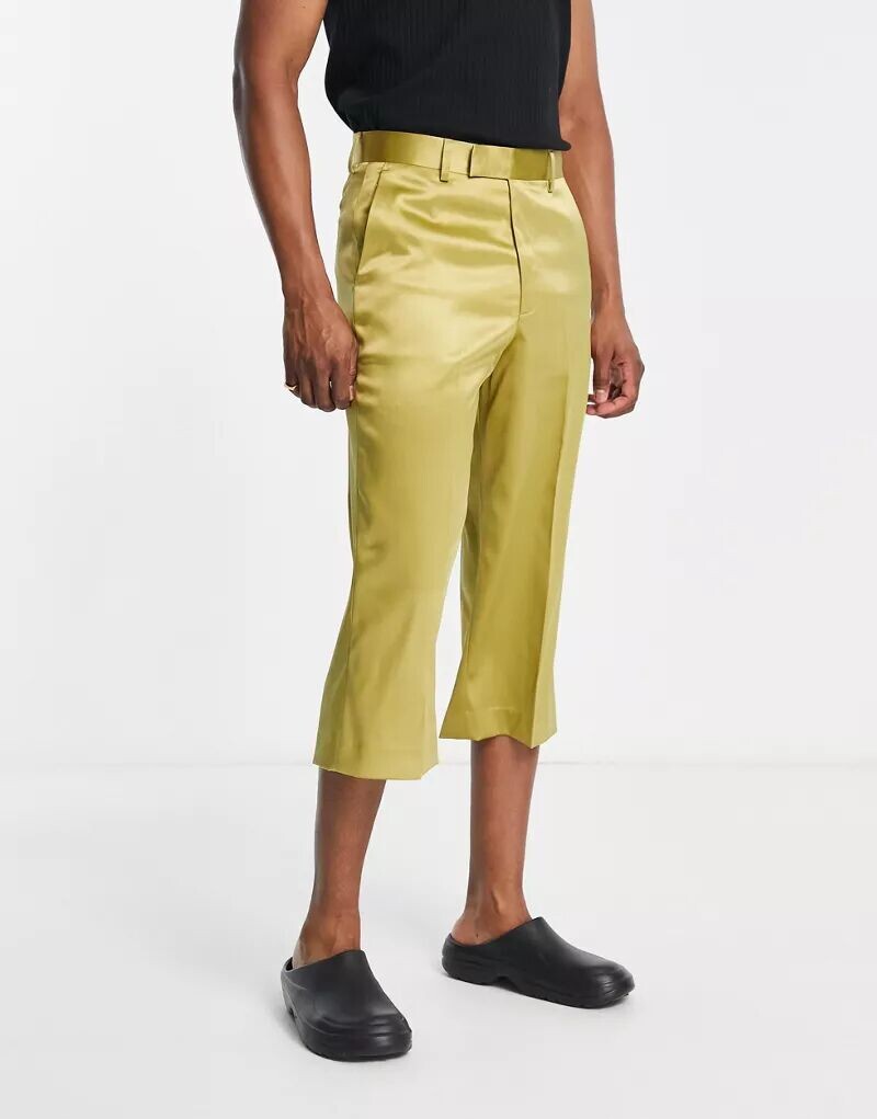 

Широкие элегантные атласные брюки-кюлоты ASOS