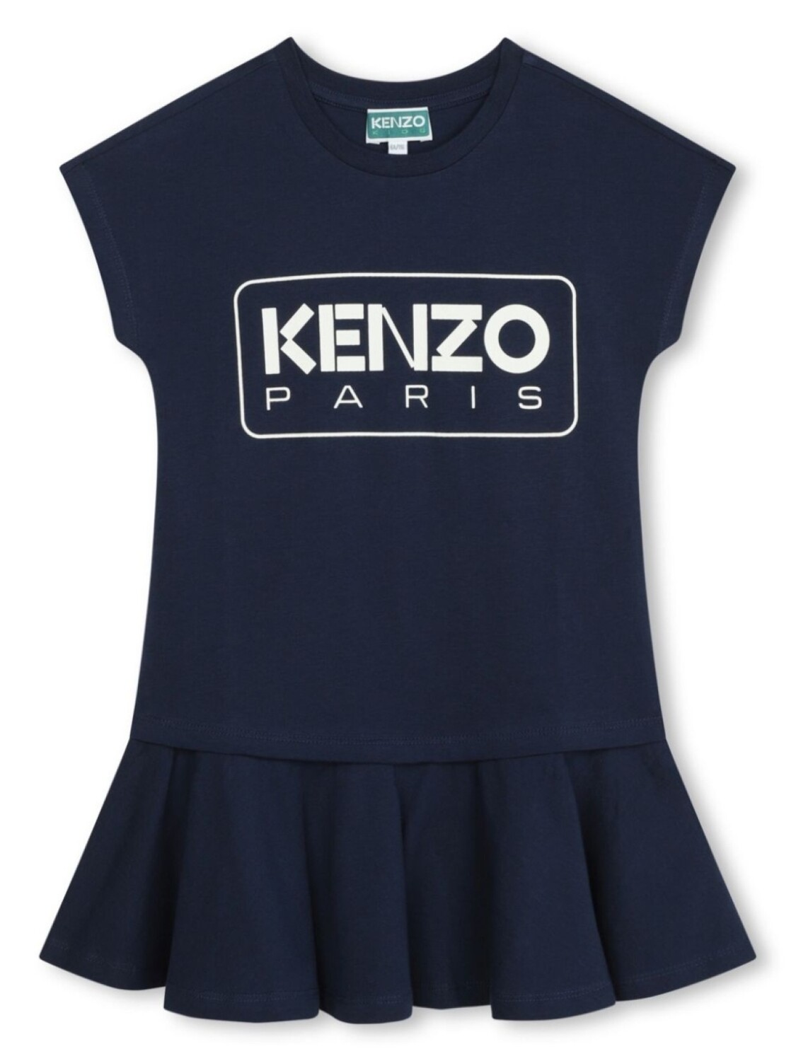 

Kenzo Kids платье мини с логотипом, синий