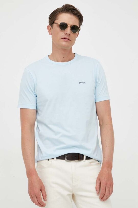 

Футболка ATHLEISURE из хлопка Boss, синий