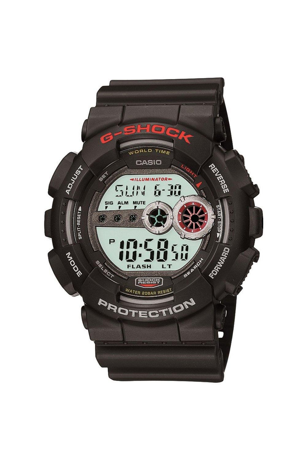 

Классические цифровые кварцевые часы G-Shock из пластика/смола — Gd-100-1Aer Casio, черный