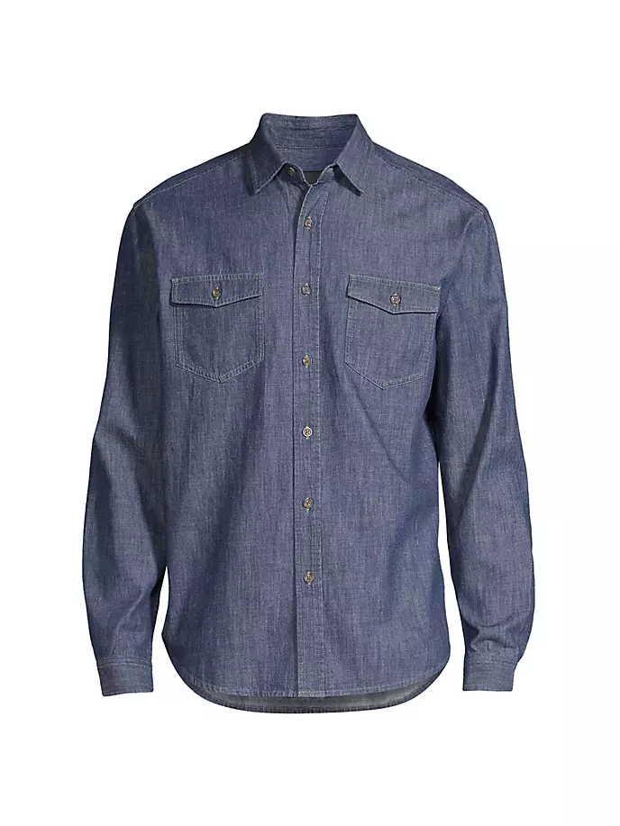 

Рубашка Кенджи из шамбре Rails, цвет dark wash indigo