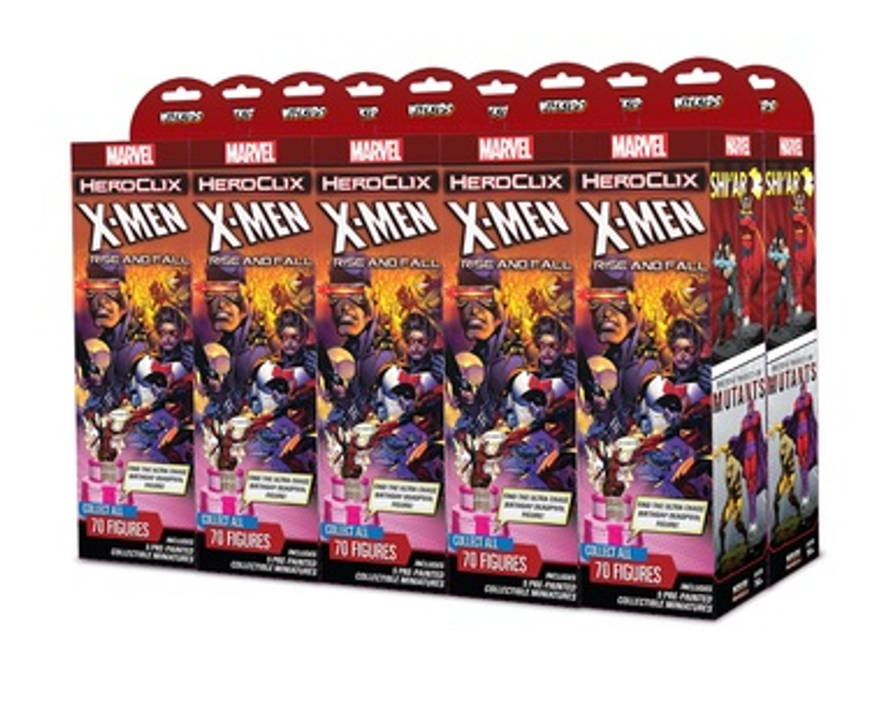 

Миниатюра Marvel HeroClix: X-Men Rise & Fall Booster Brick (10)