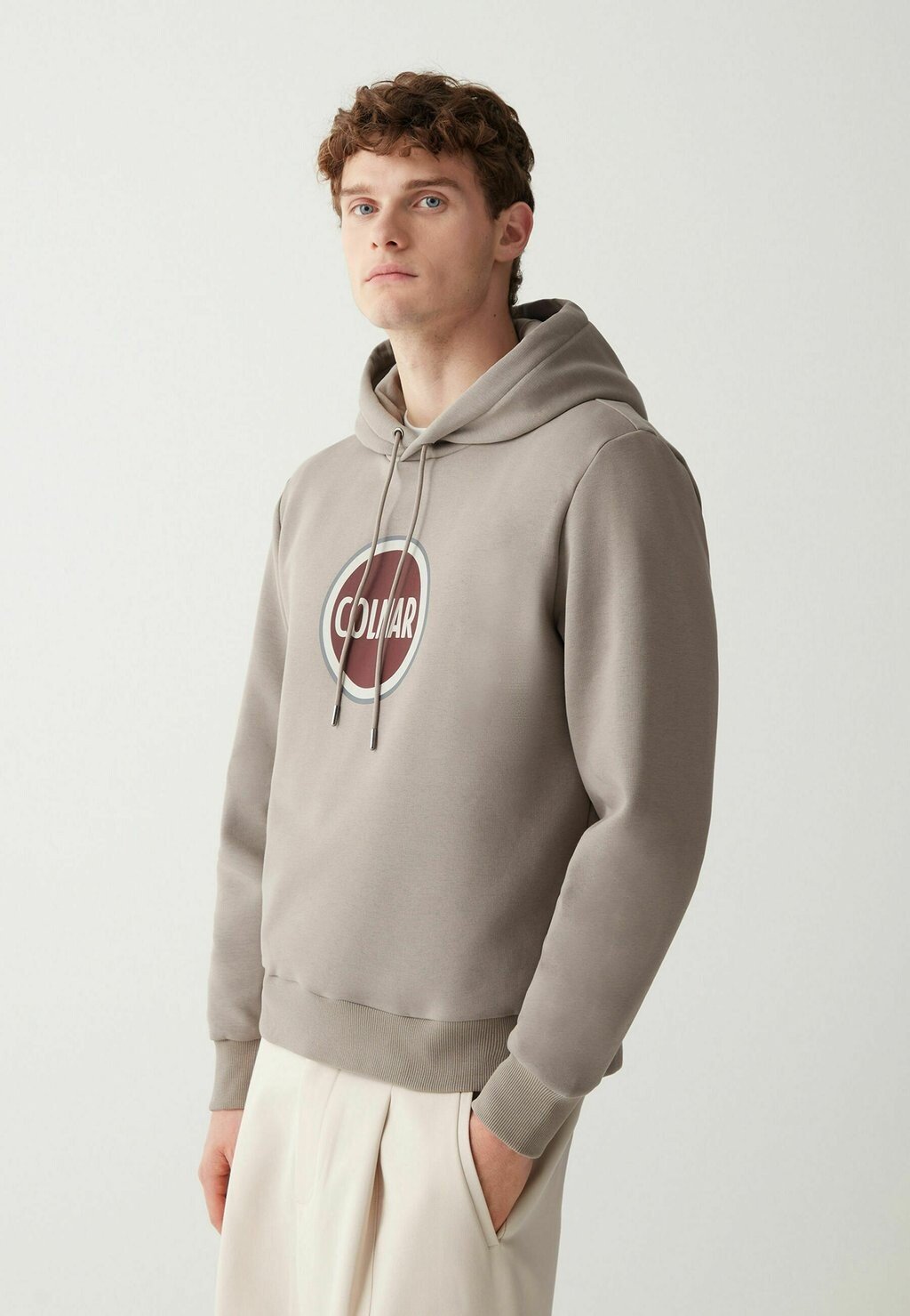 

Толстовка с капюшоном HOODED AND MAXI PRINTED LOGO Colmar Originals, бежевый