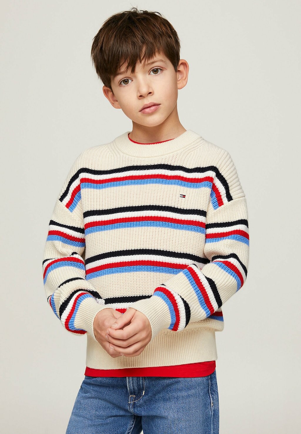 

Вязаный свитер STRIPE Tommy Hilfiger, цвет calico heather