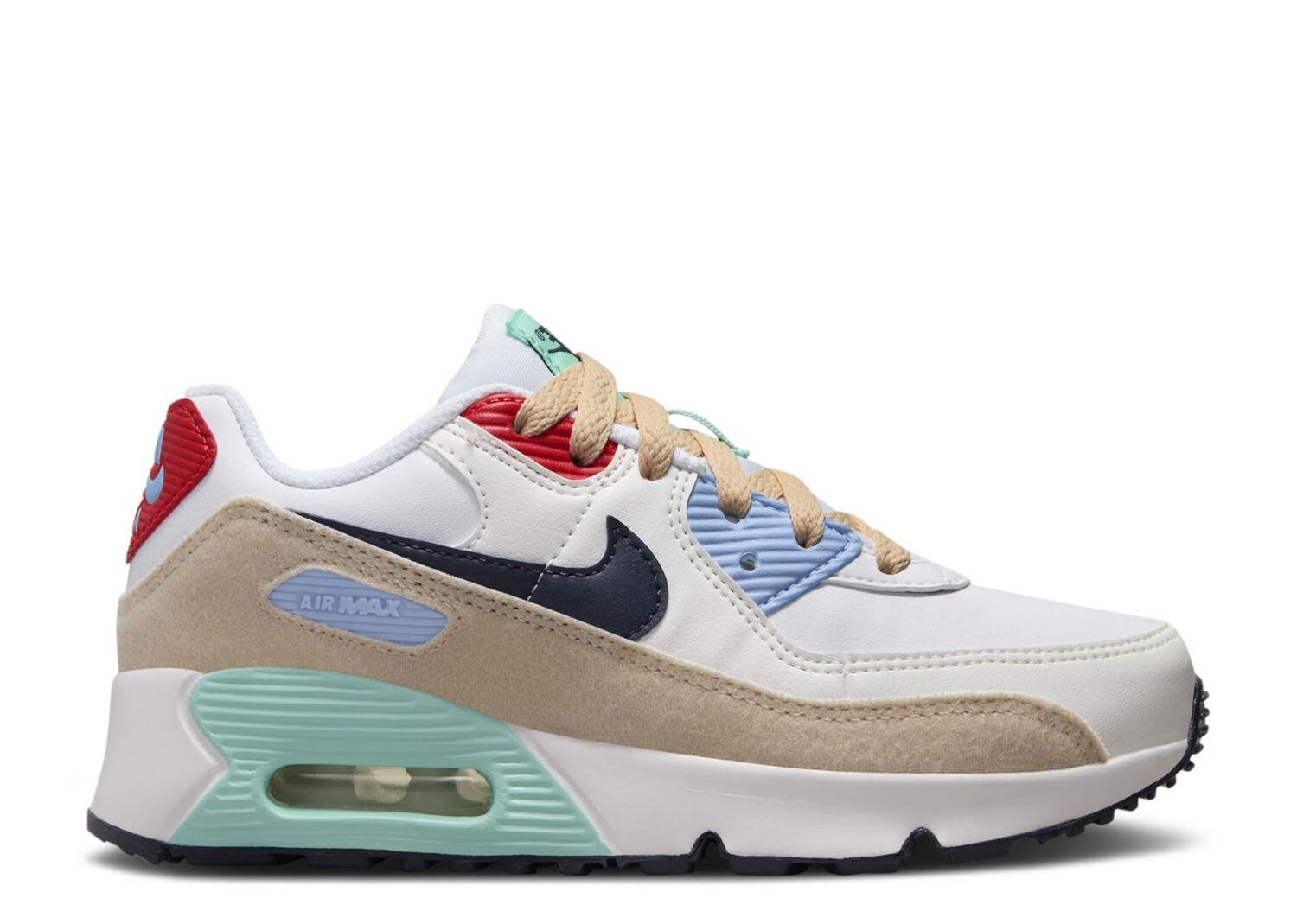 

Кроссовки Nike Air Max 90 Leather Se Ps 'Patches', белый