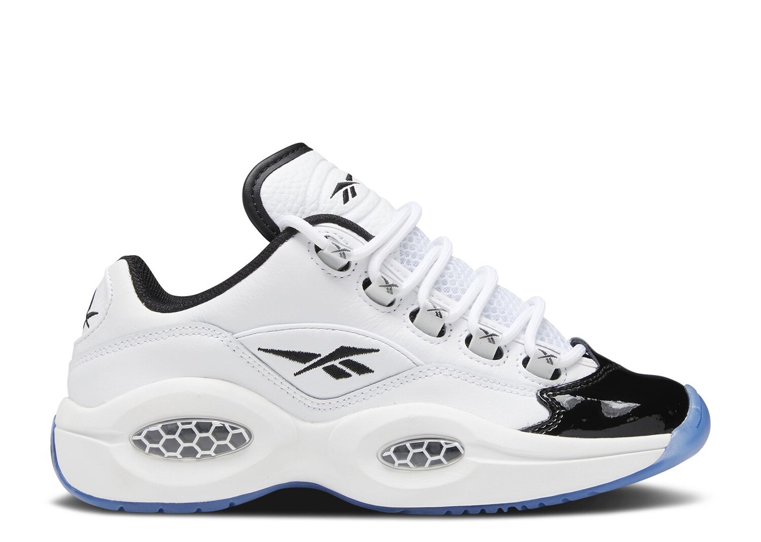 

Кроссовки Reebok Question Low Big Kid 'Patent Toe', белый