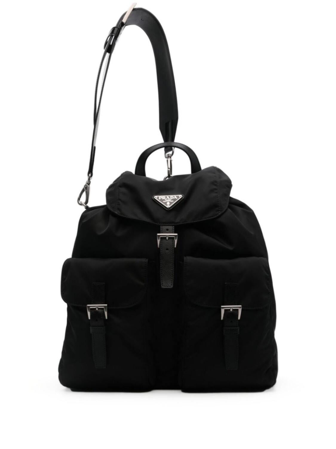 

Prada рюкзак с логотипом, черный