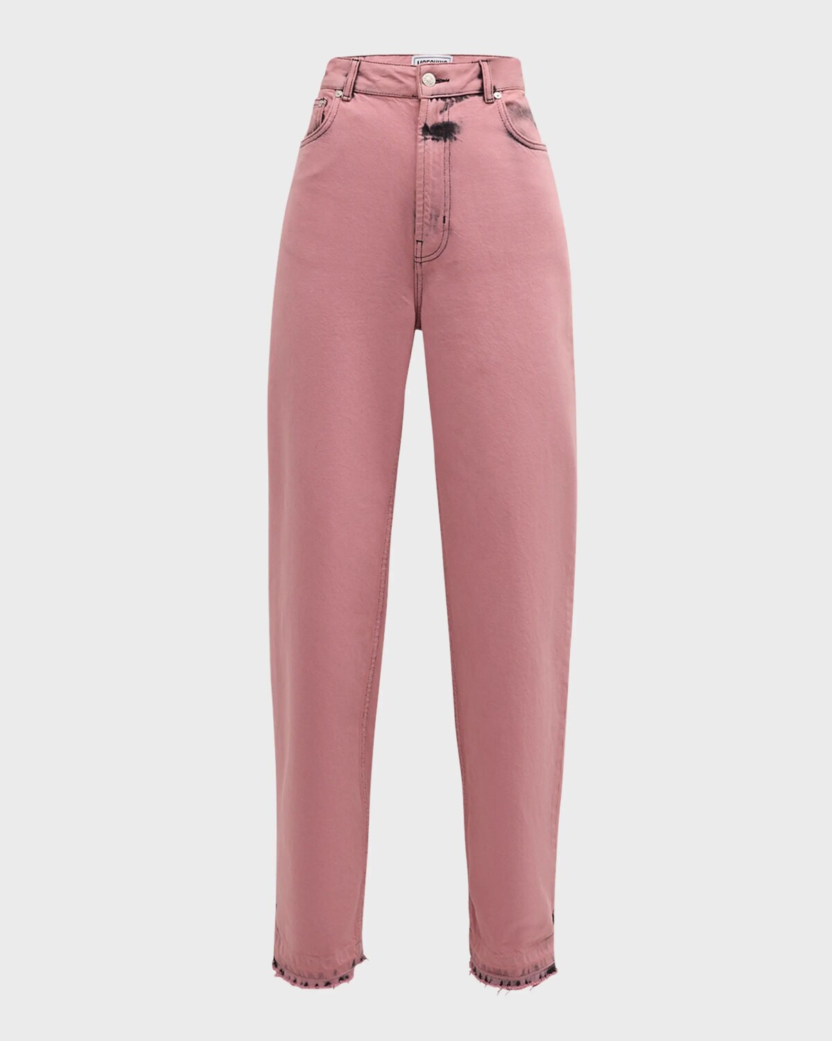 

Джинсы бойфренды с завышенной талией Moschino Jeans, цвет Multi Pink