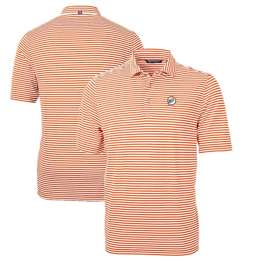 

Поло с коротким рукавом Cutter & Buck Miami Dolphins, оранжевый