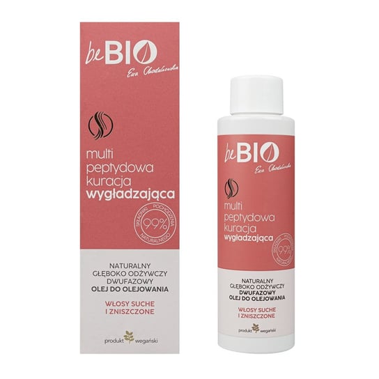 Натуральное глубоко питательное двухфазное масло для волос с биопептидами 100мл BeBio, beBio Ewa Chodakowska