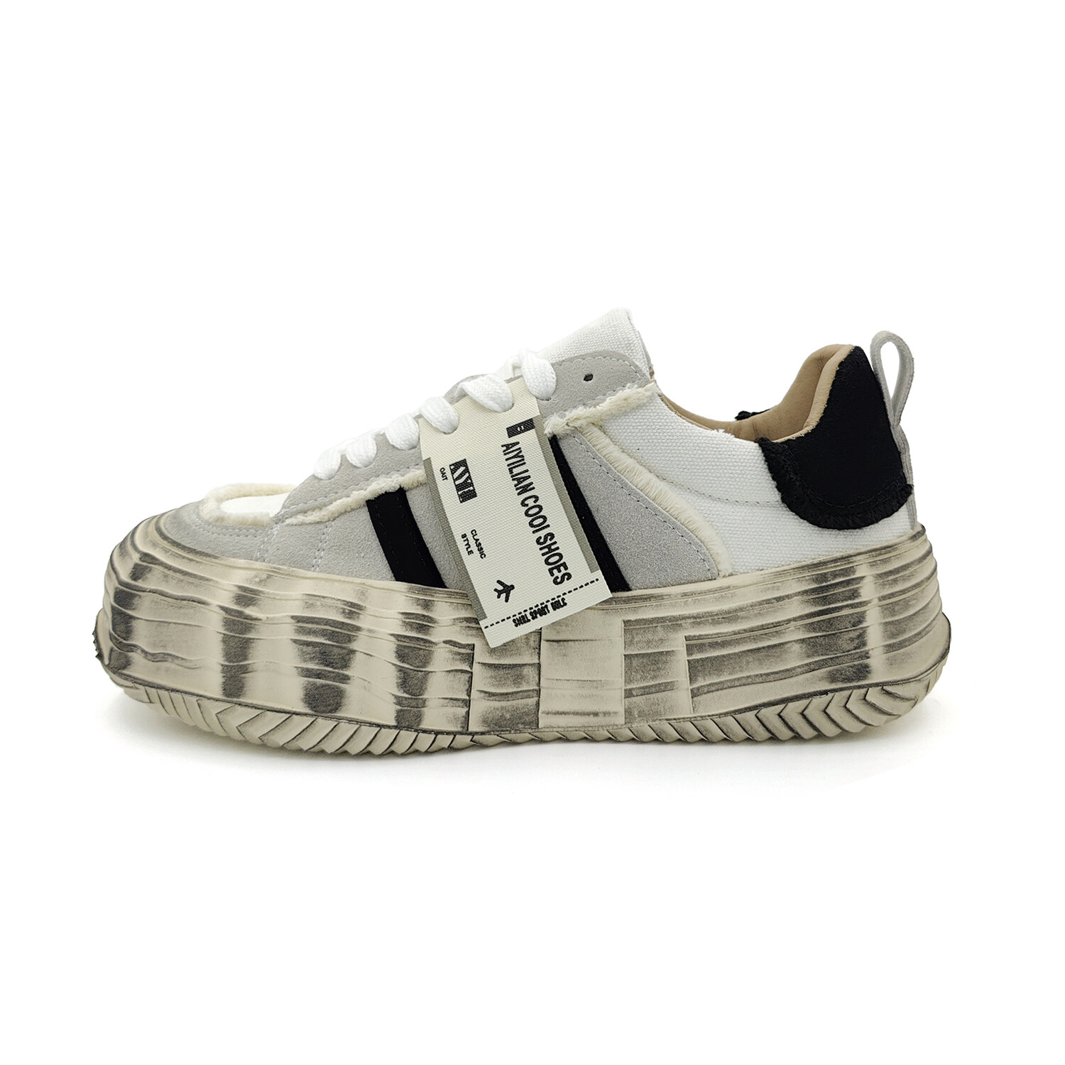

Кроссовки Love Elaine Skateboarding Shoes Unisex Low-top, серый
