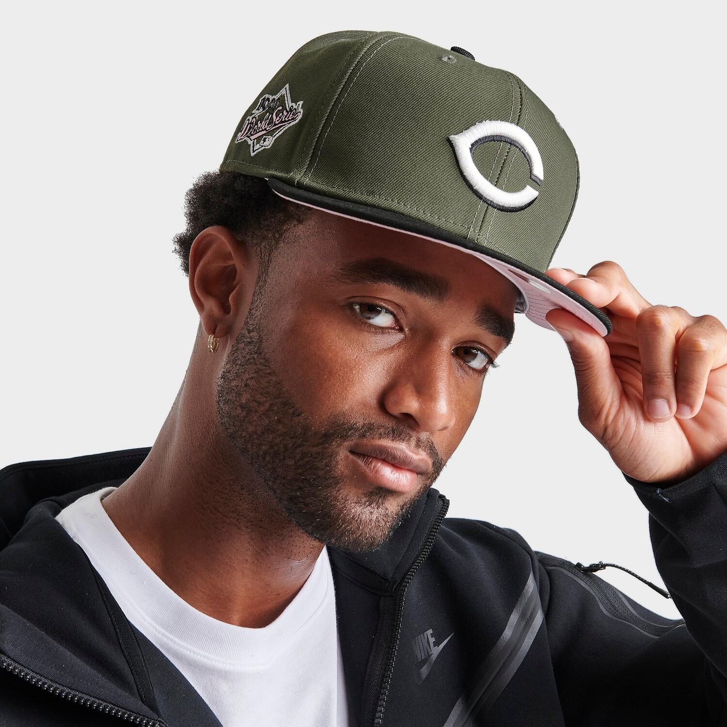 

Кепка New Era Cincinnati Reds MLB Olive 9FIFTY Snapback, зеленый