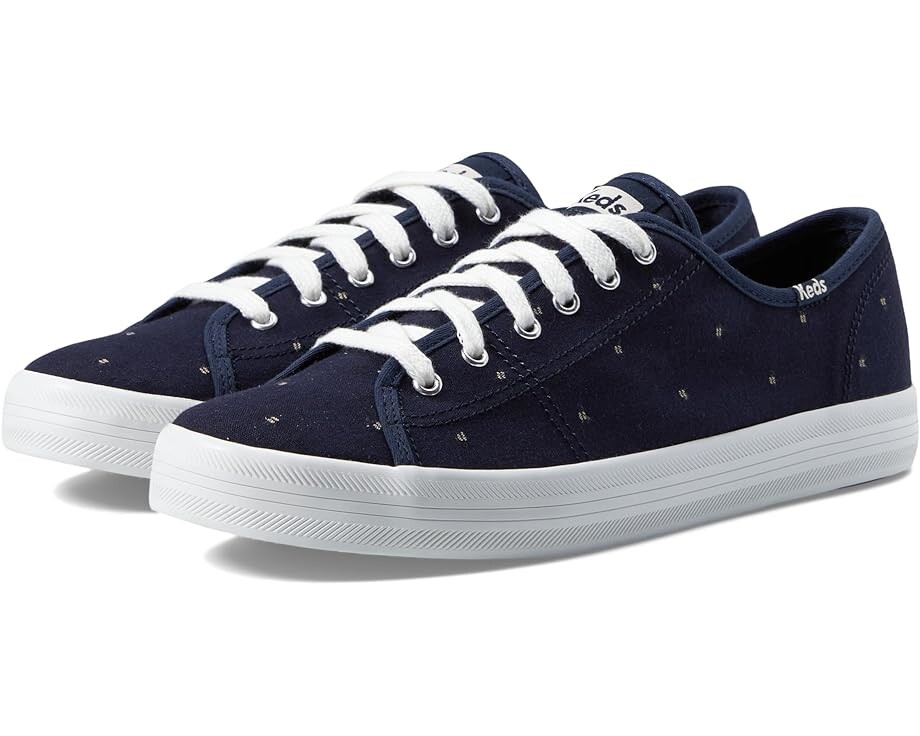 Кроссовки Keds Kickstart Lace Up, цвет Navy Eyelash Stitch navy blue embroidered eyelash pajamas set thmaw21pt0409