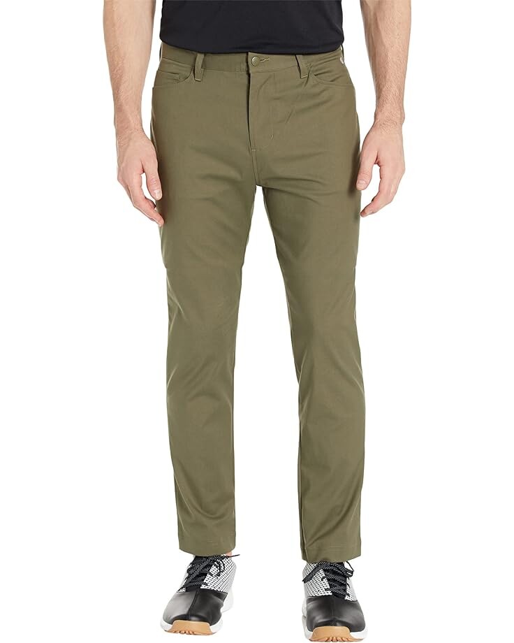 

Брюки adidas Golf Go-To Five-Pocket Tapered Fit, цвет Olive Strata