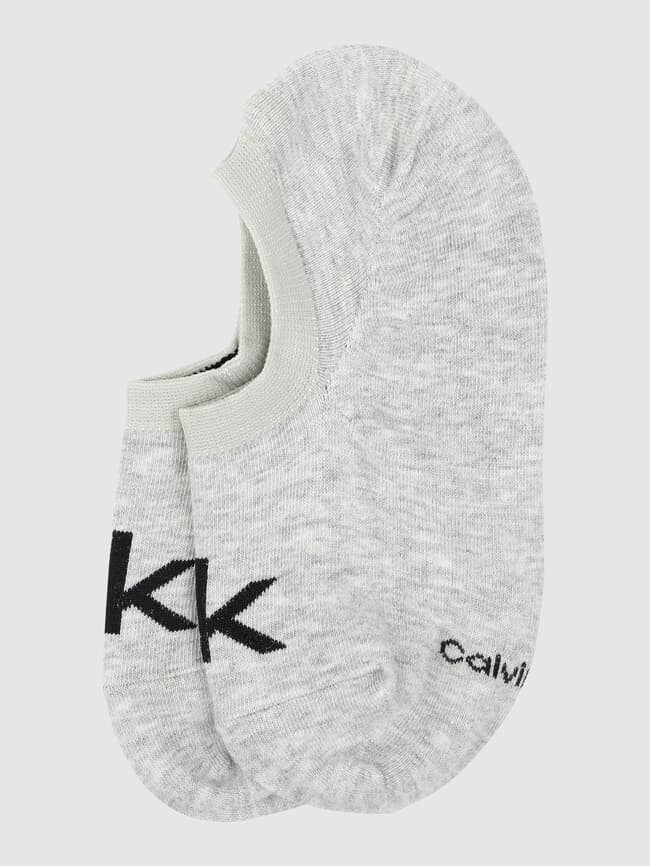 

Носки с вышивкой логотипа Calvin Klein, светло-серый