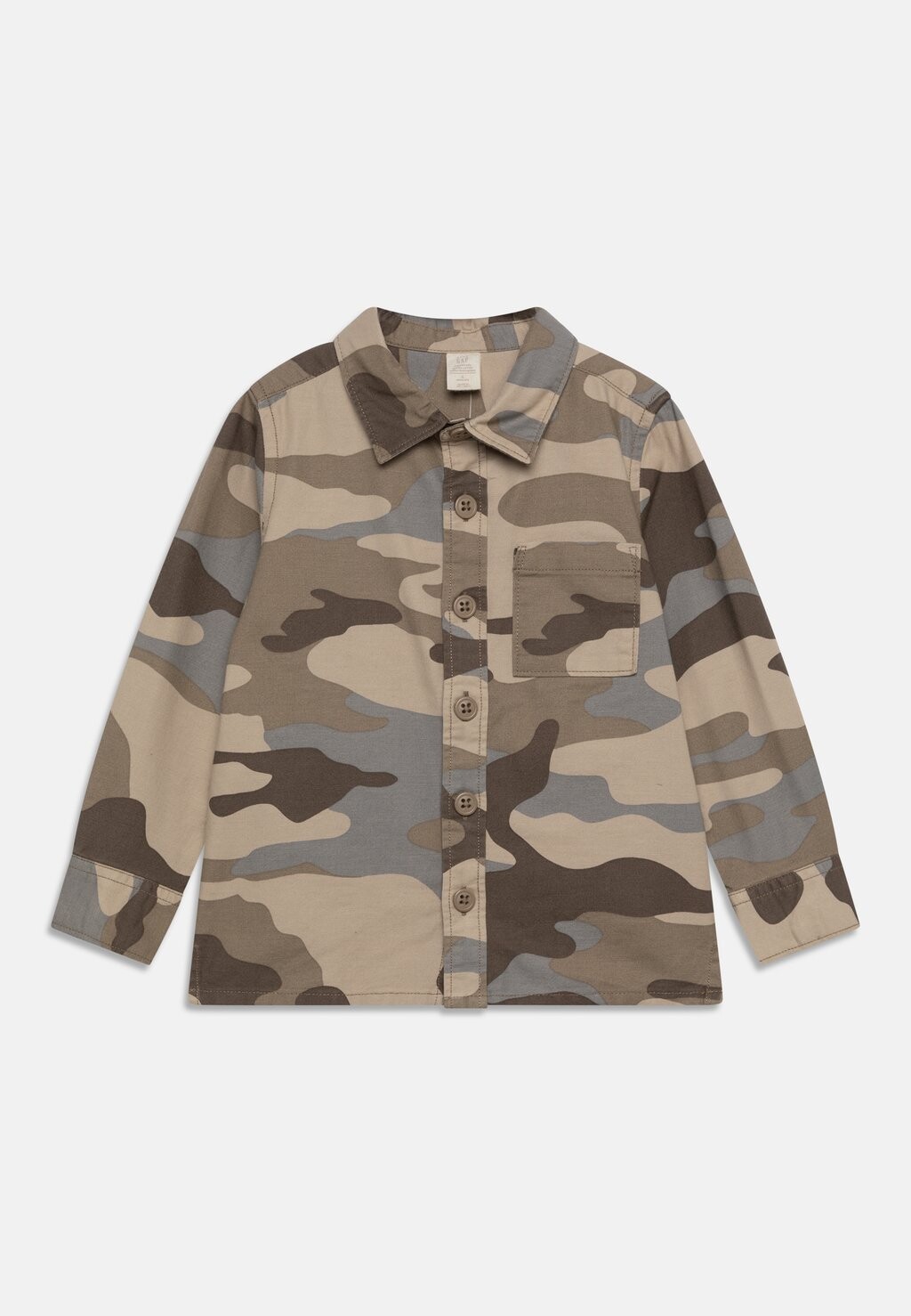 

Рубашка POPLIN OVERSHIRT TODDLER BOY GAP, цвет dark green