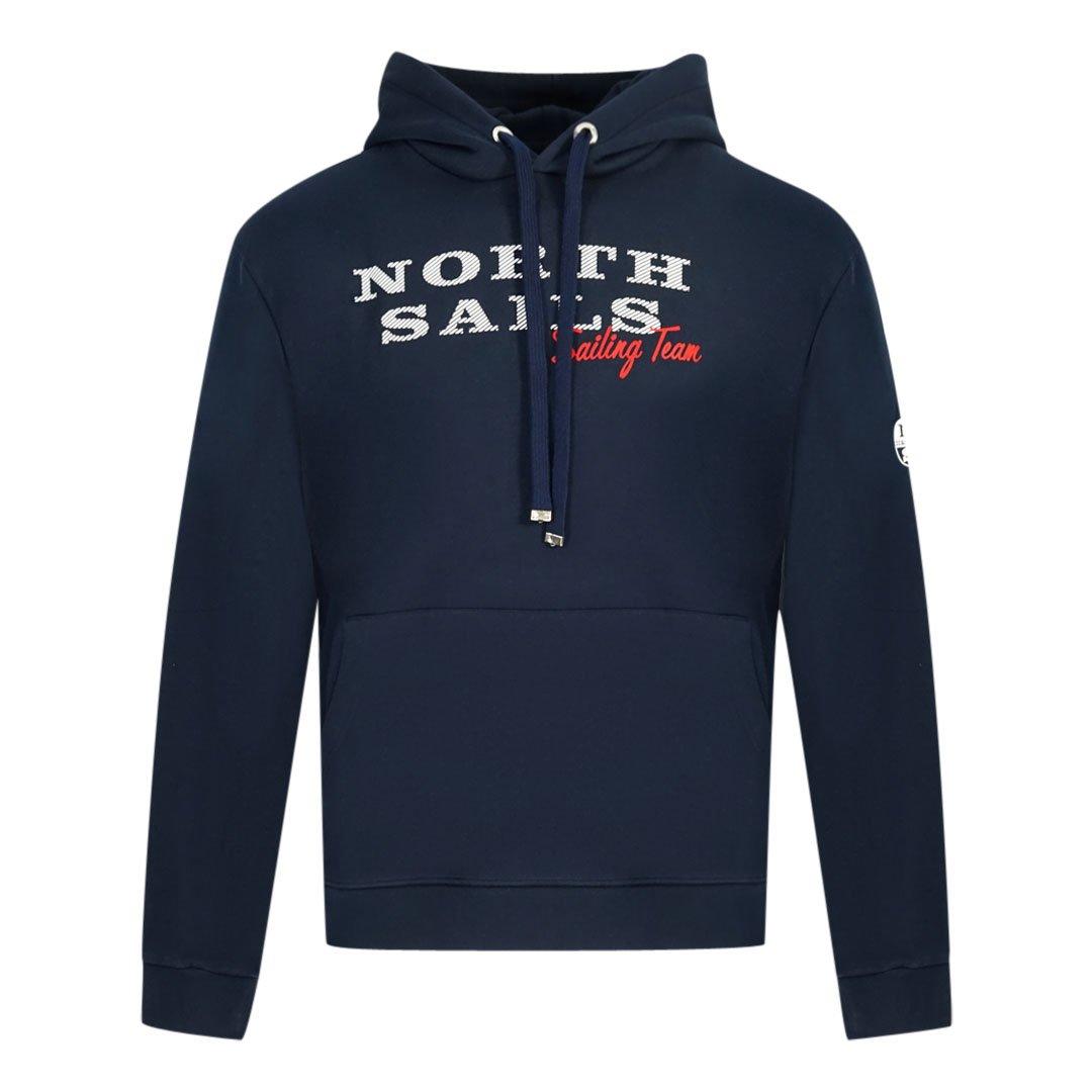 Толстовка Sailing Team темно-синего цвета North Sails, синий темно синяя футболка с круглым логотипом north sails синий