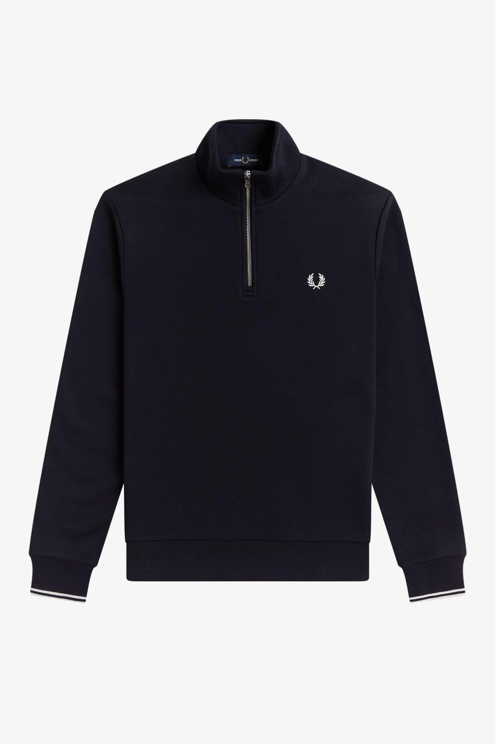 

Толстовка на молнии 1/2 Fred Perry, темно-синий