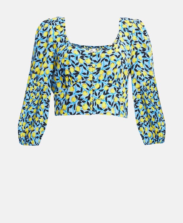 

Топ Diane von Furstenberg, светло-синий