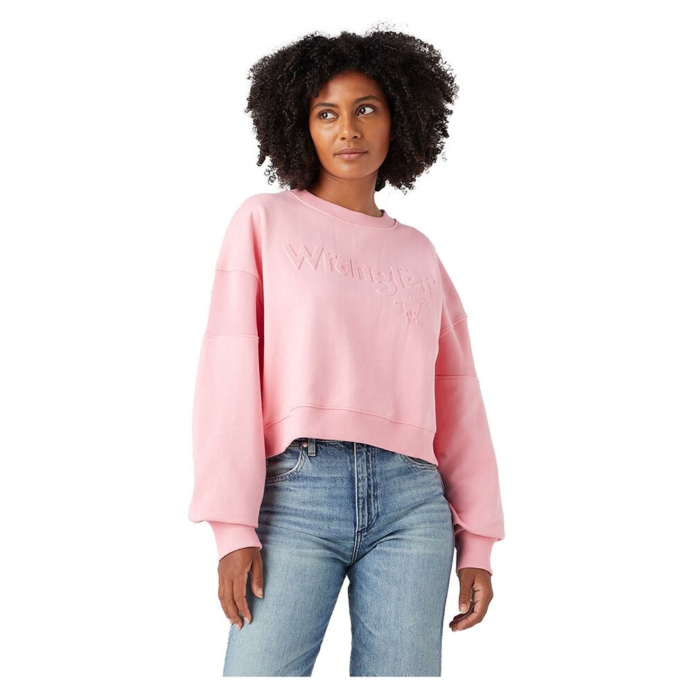 

Толстовка Wrangler Puffy Crew, розовый