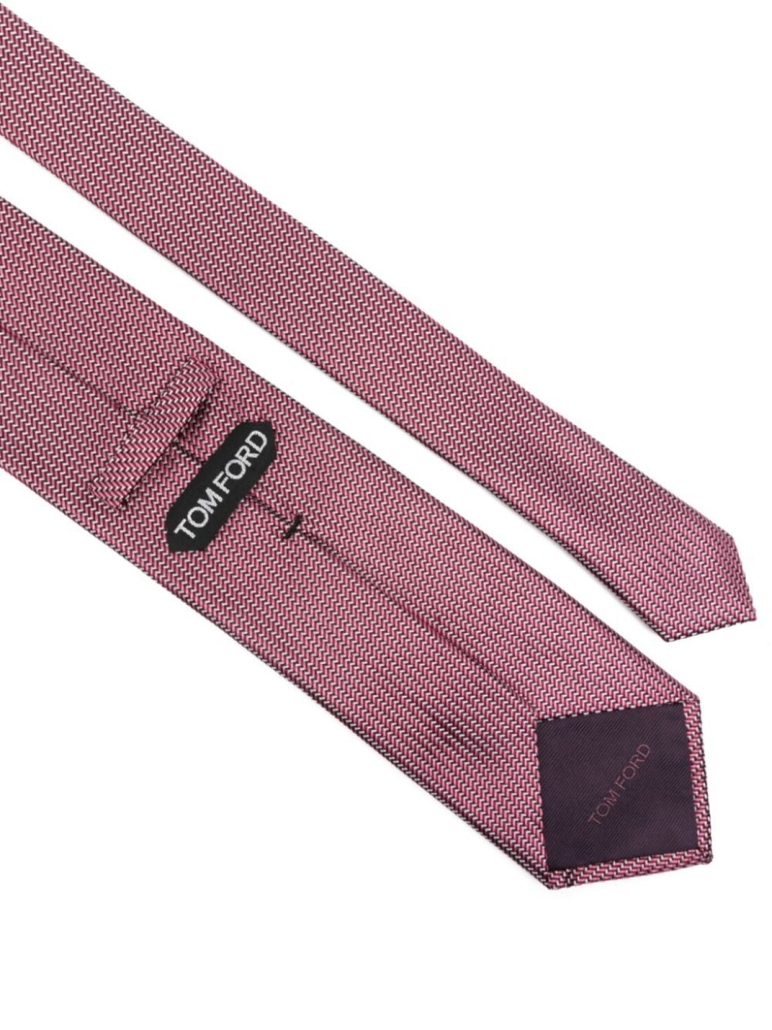 

TOM FORD жаккардовый галстук с узором, красный