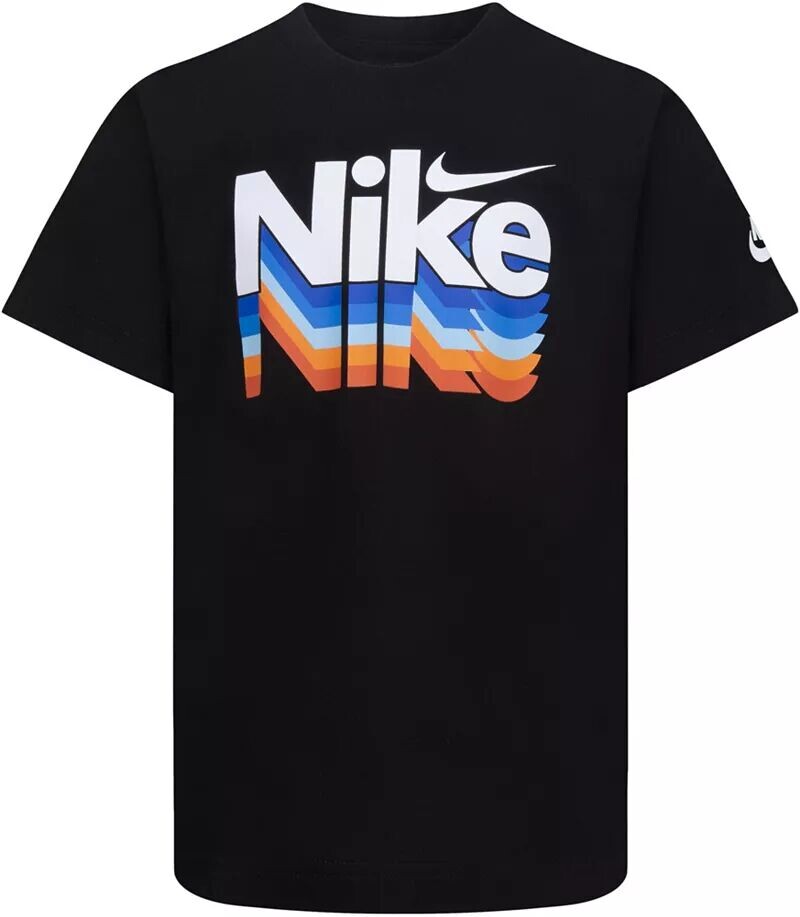 

Футболка Nike Little Boys Retro Fader с короткими рукавами, черный