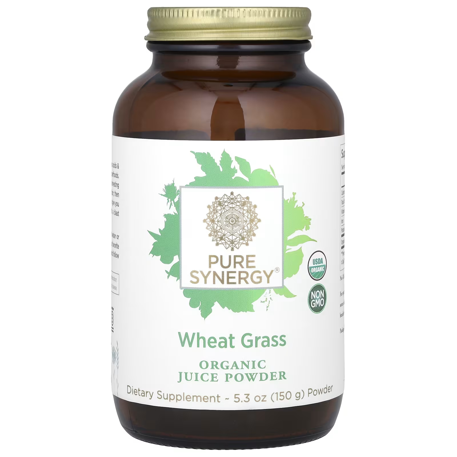 Pure Synergy Органический порошок сока травы пшеницы 5,3 унции (150 г)
