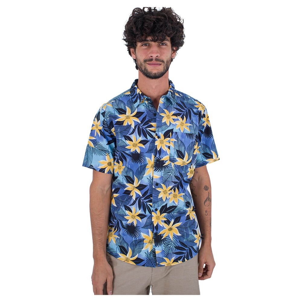 

Рубашка с коротким рукавом Hurley One And Only Lido Stretch Ss, синий
