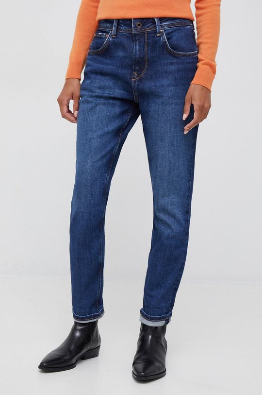 Джинсы Пепе Джинс Pepe Jeans, темно-синий джинсы мом pepe jeans размер 30 синий