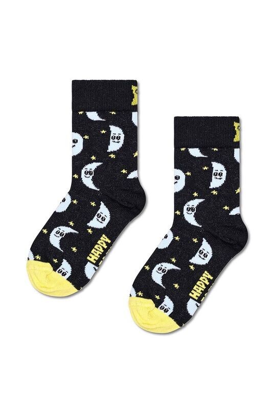 

Детские носки с луной и звездами Happy Socks, черный