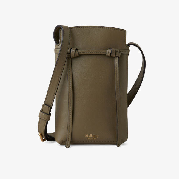 

Чехол для телефона из кожи Clovelly Mulberry, зеленый