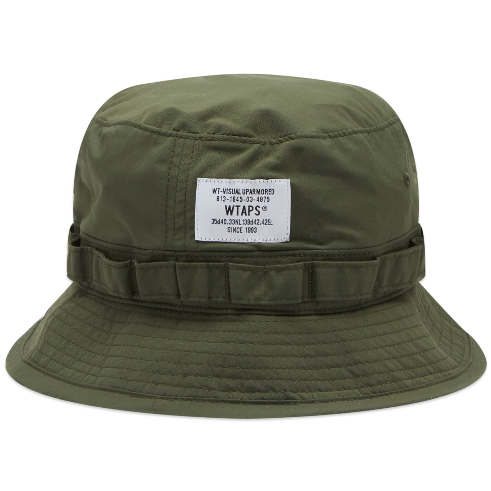 Панама Wtaps 12 Ripstop Nylon, цвет Olive Drab жилет wtaps 01 knitted цвет olive drab