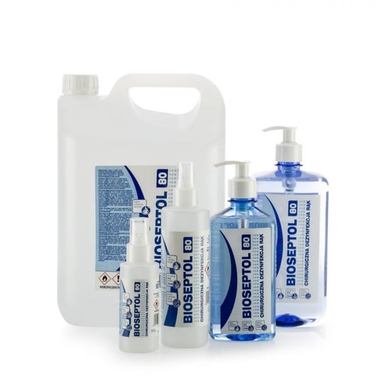 цена Биосептол 80 жидкость для дезинфекции рук Бутылка без помпы, Bioetanol AEG