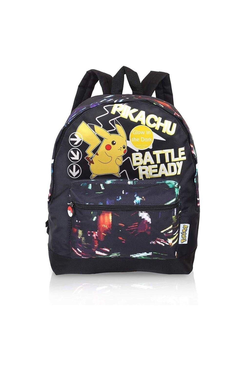 

Большой светящийся в темноте рюкзак Пикачу Pokemon, черный