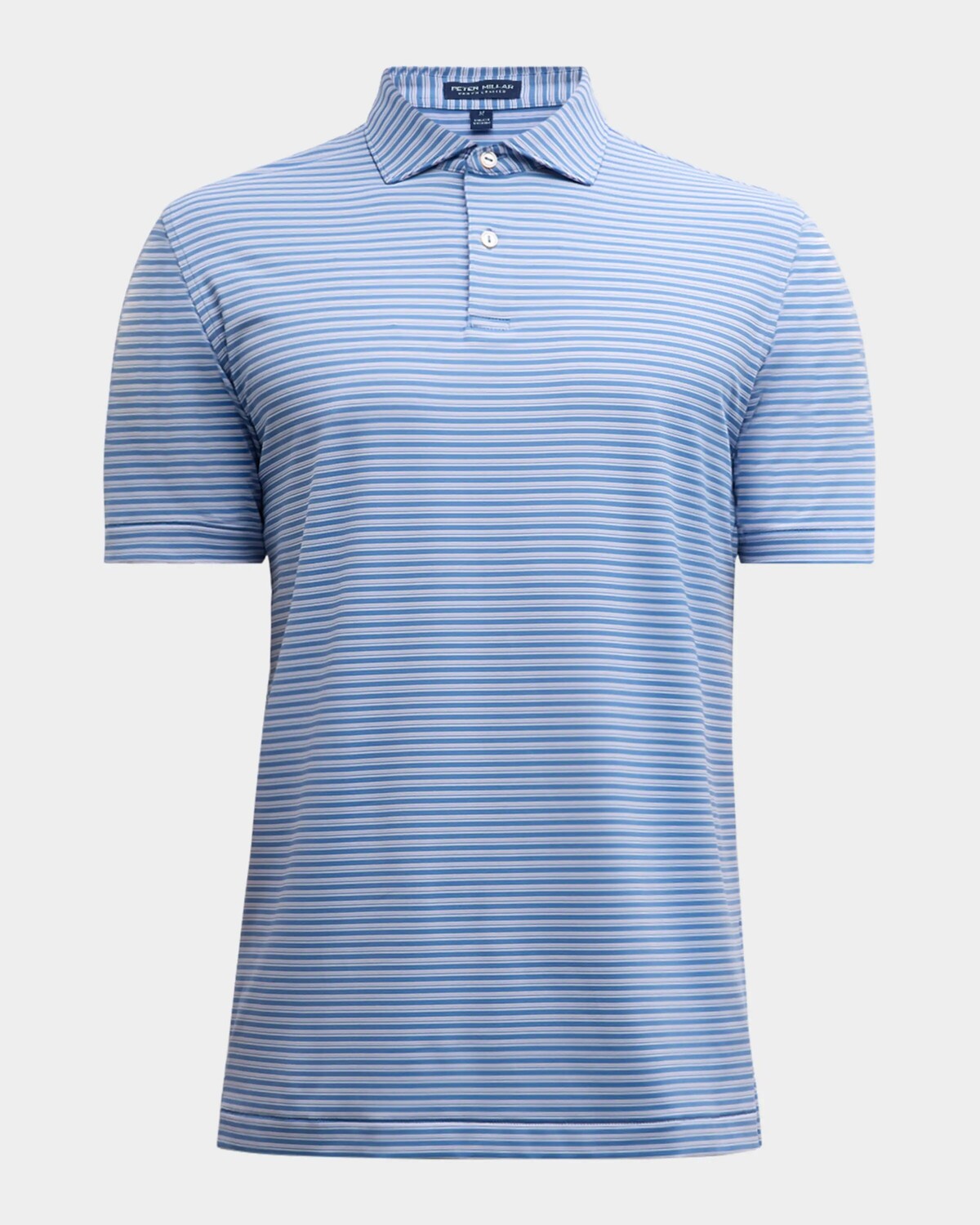 

Мужская рубашка поло из джерси Bowen Performance Peter Millar, цвет Brook Blue