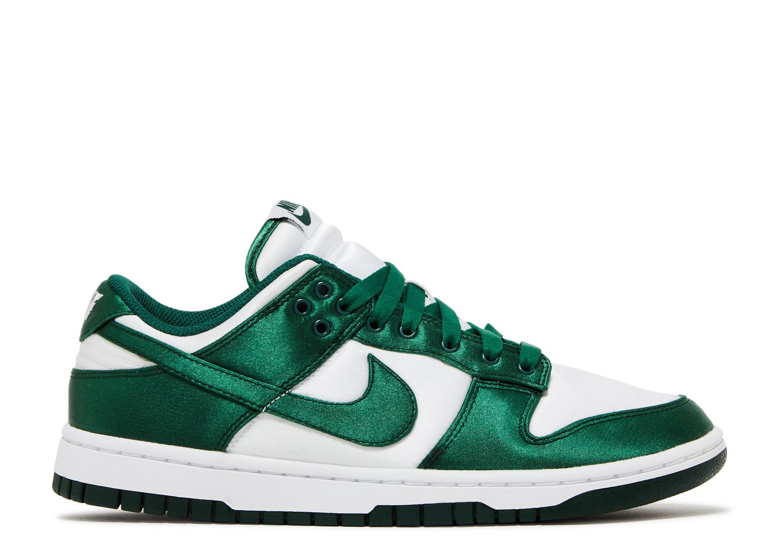 Кроссовки Nike Wmns Dunk Low 'Satin Green', зеленый кроссовки nike dunk low green blue белый