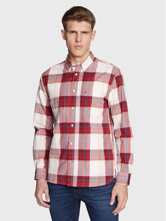 

Рубашка стандартного кроя Tommy Hilfiger, красный