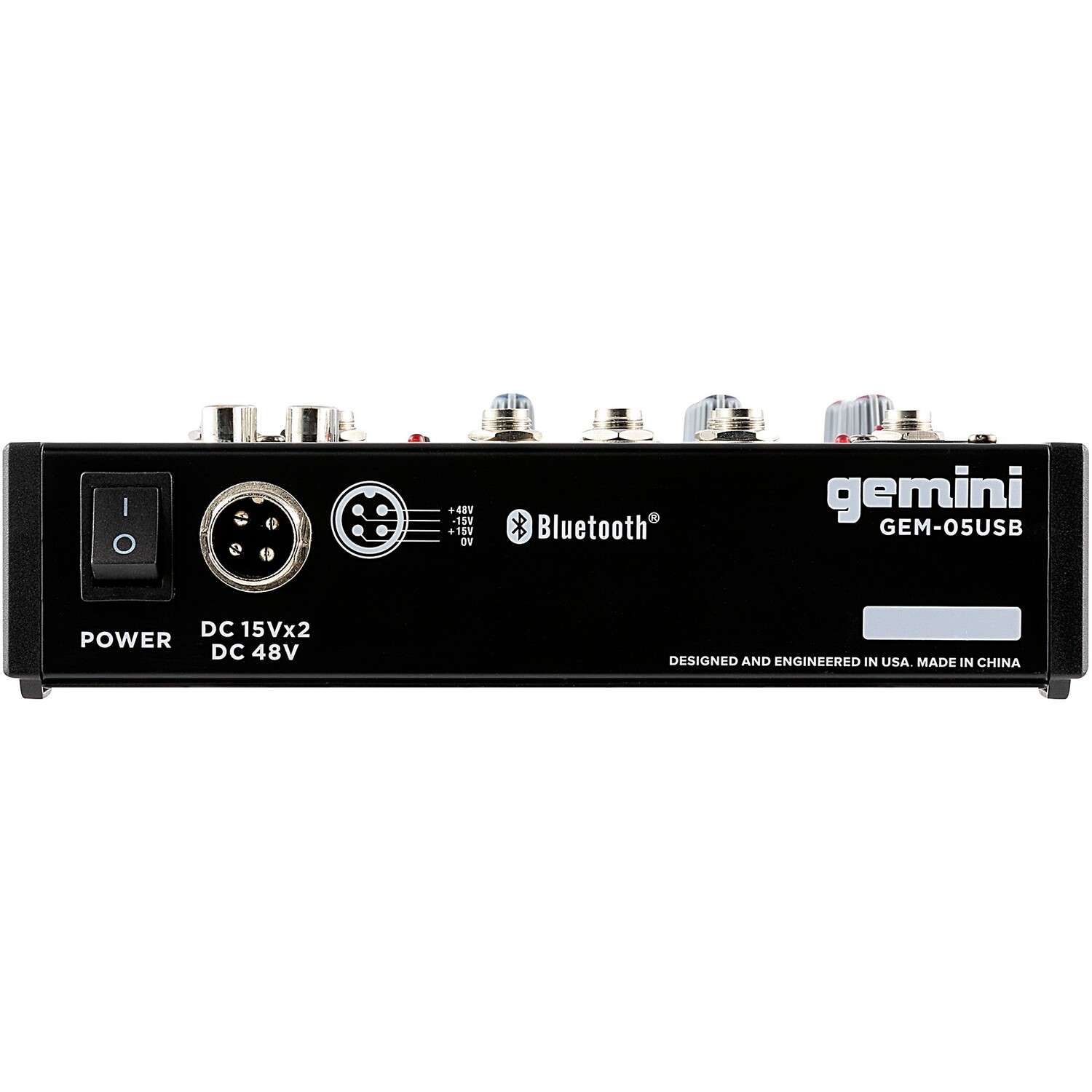 

Gemini GEM-05USB 5-канальный USB-микшер с Bluetooth