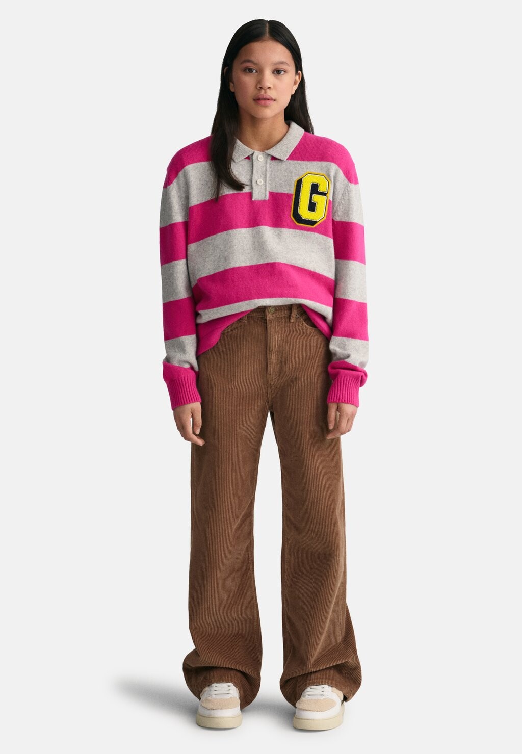 

Брюки Wide Fit GANT, цвет cocoa brown