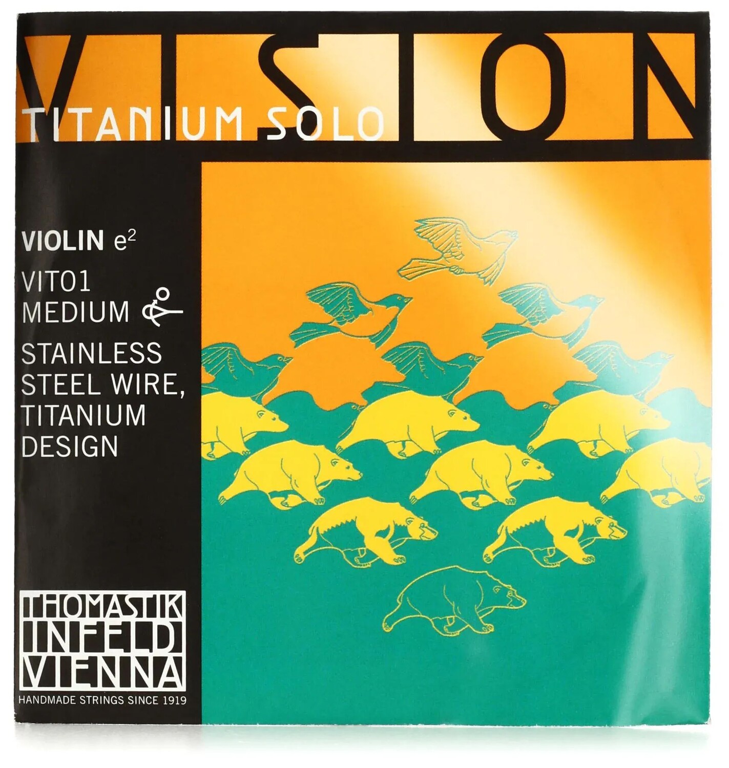 

Thomastik-Infeld VIT01 Vision Titanium Solo Violin E String - размер 4/4, нержавеющая сталь