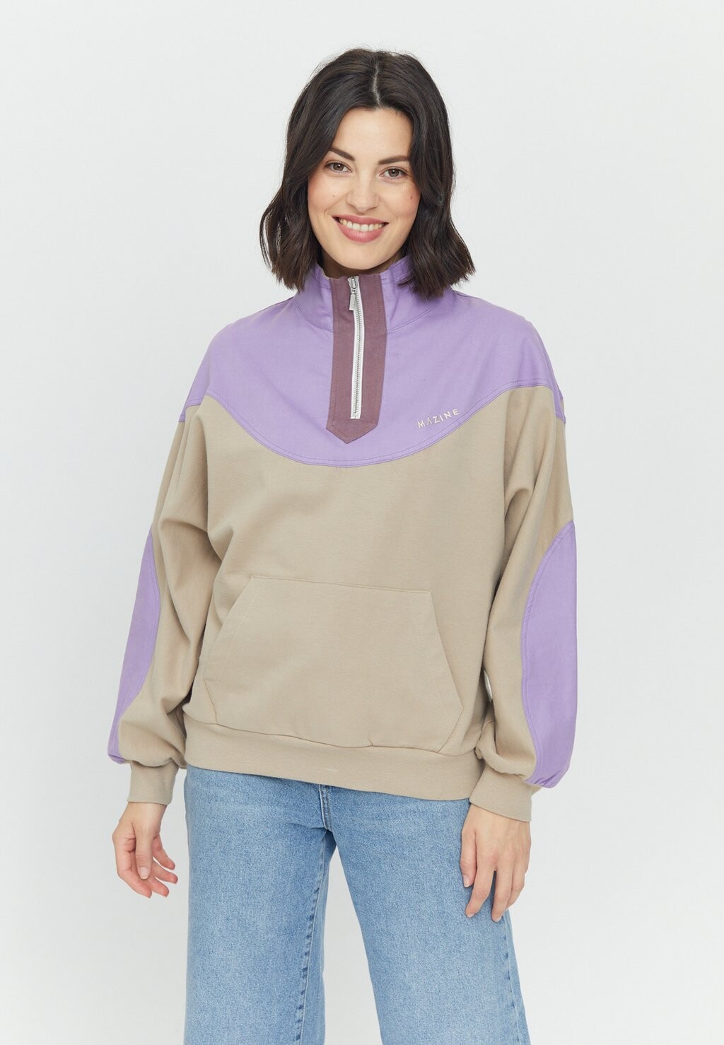 

Толстовка VERA HALF Mazine, цвет purple haze light taupe