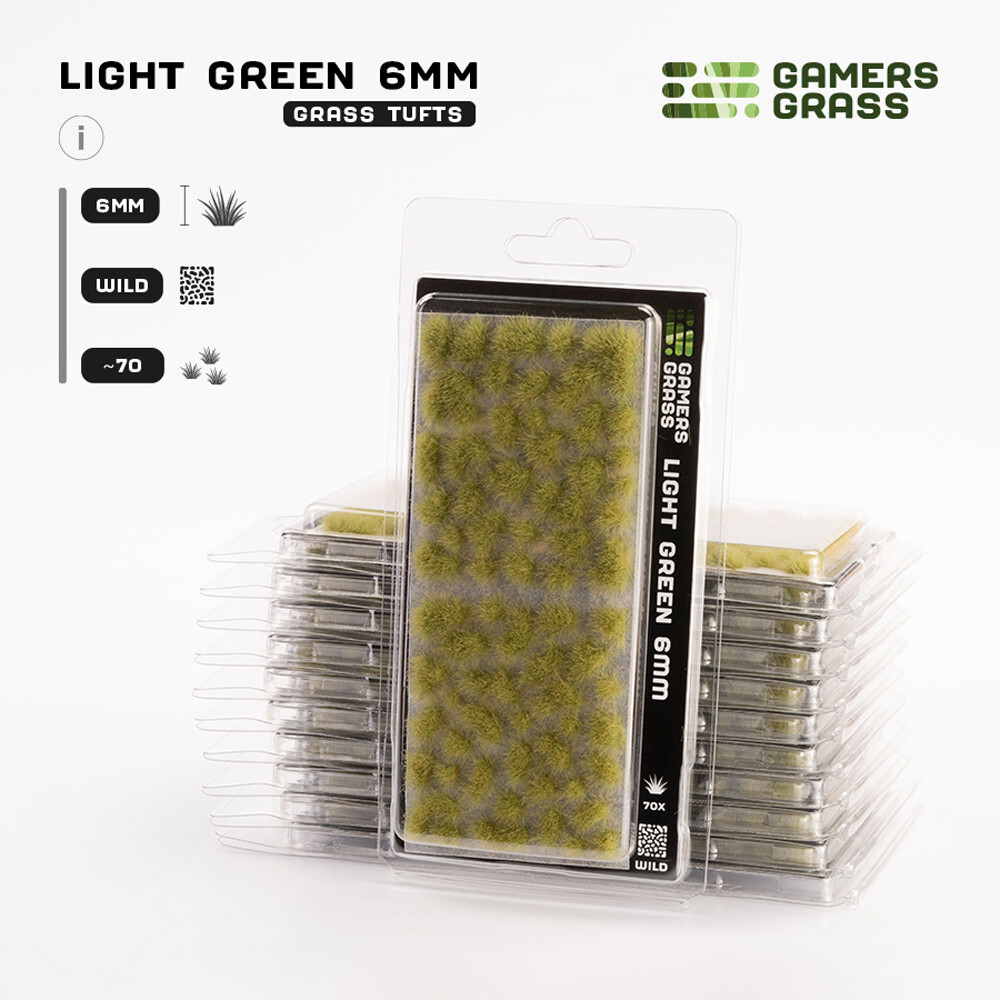 

Аксессуары Gamers Grass Gamers Grass Tufts: Light Green - Wild 6mm