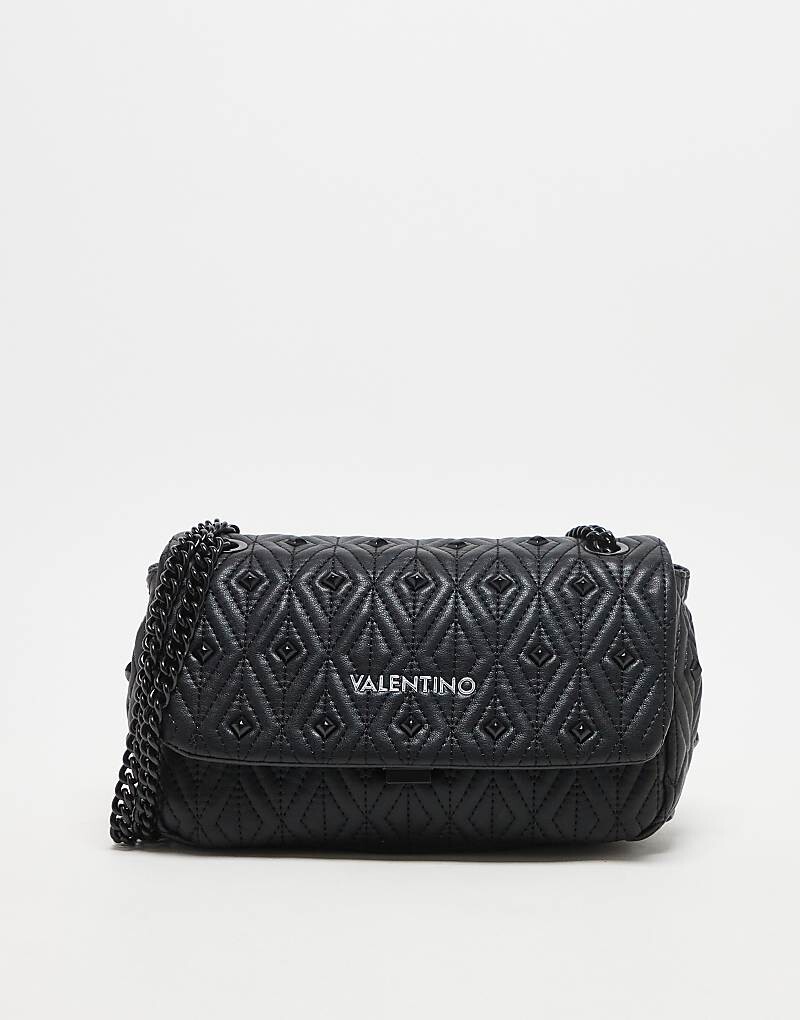 

Valentino – Joia – Черная сумка через плечо с клапаном с заклепками